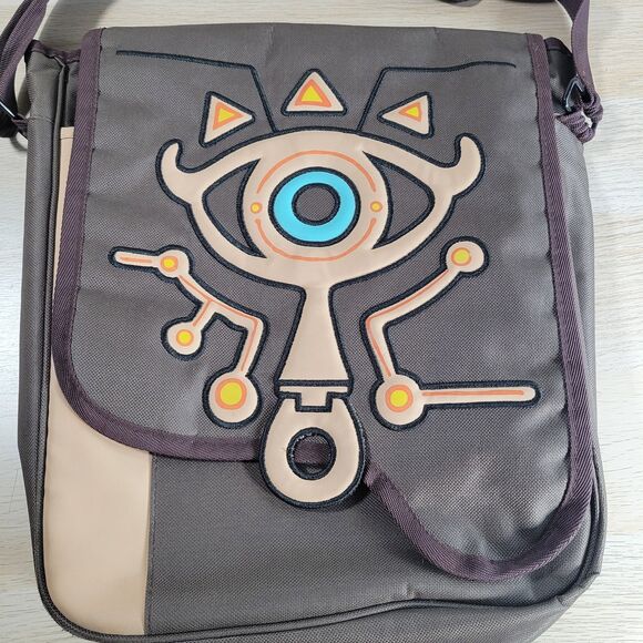 Legend of Zelda Breath of the Wild Sheikah Slate Satchel Messenger Laptop Bag - Picture 2 of 9